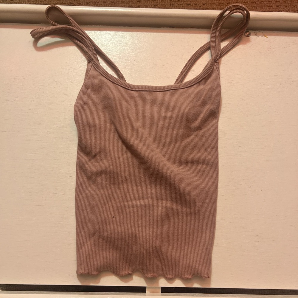 Art Class Pink Fitted Sleeveless Camisole Top